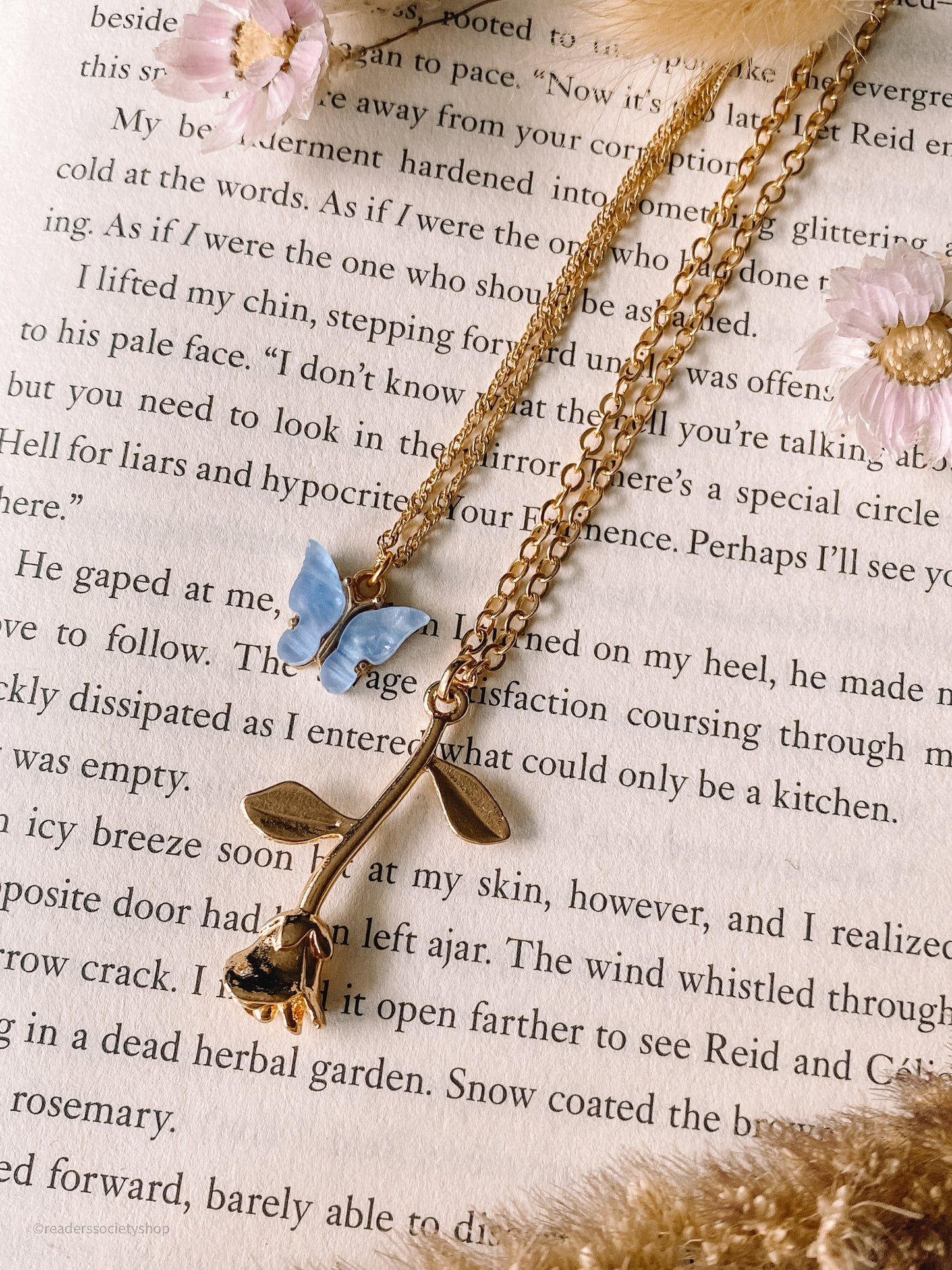 Spring Butterfly Necklace