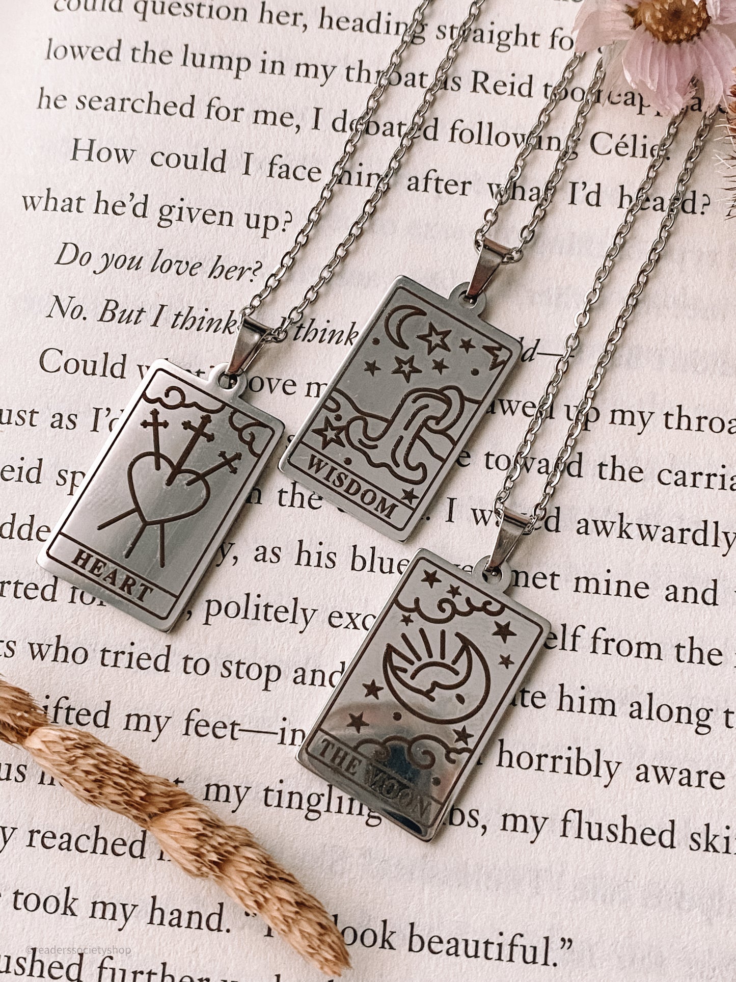 Wisdom Tarot Card Necklace